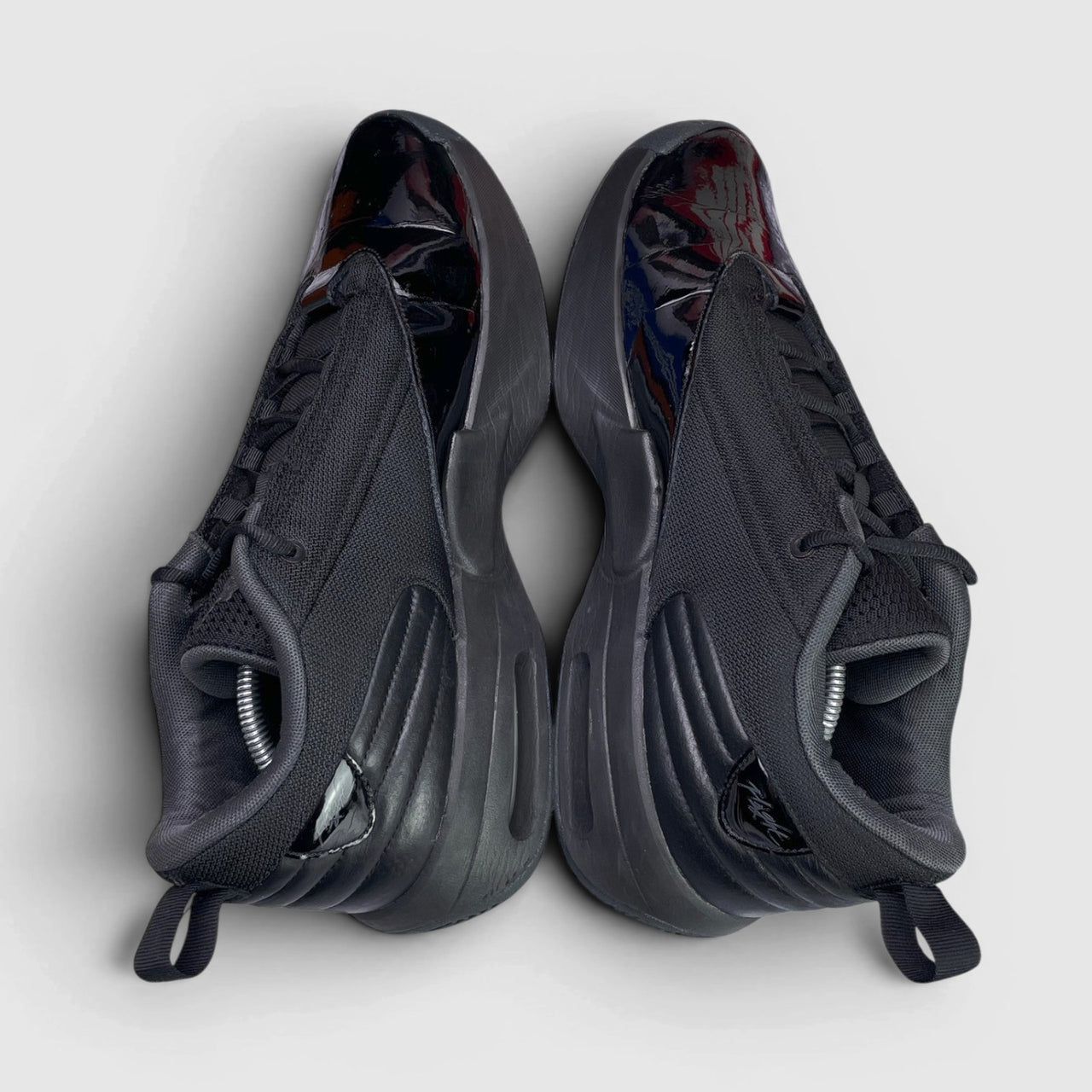 Jordan Max Aura 6 Black Anthracite — buty sportowe męskie w bardzo dobrym stanie rozmiar 46, widok z góry