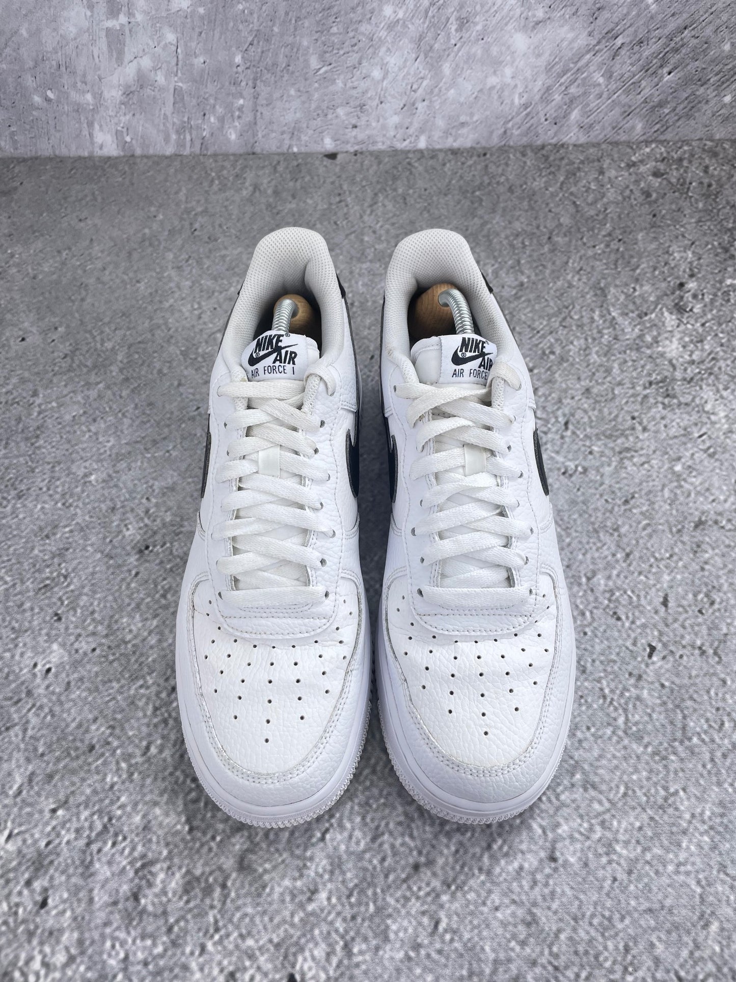 Nike Air Force 1 Low White/Black - buty sportowe, widok z góry