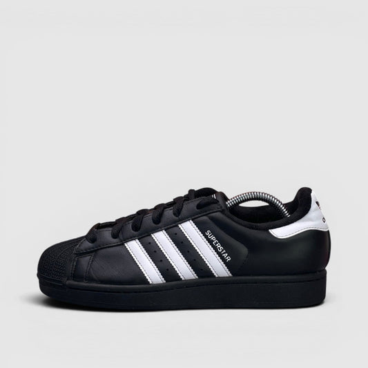 Adidas Superstar II — buty sportowe damskie w bardzo dobrym stanie rozmiar 38 2/3, boczny profil, lewa strona