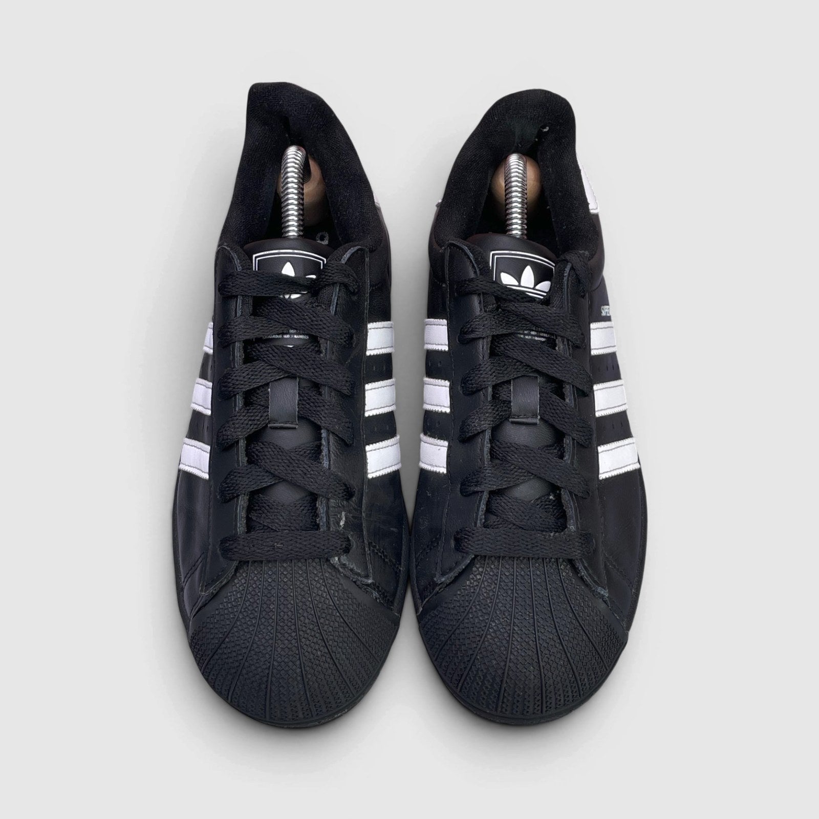 Adidas Superstar II — buty sportowe damskie w bardzo dobrym stanie rozmiar 38 2/3, widok z góry