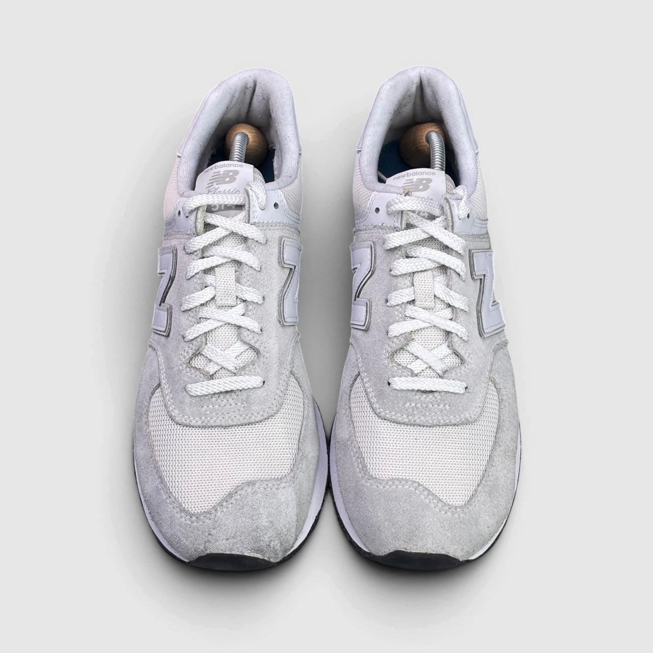 New Balance 574 Nimbus Cloud — buty sportowe męskie w bardzo dobrym stanie rozmiar 46.5, widok z góry