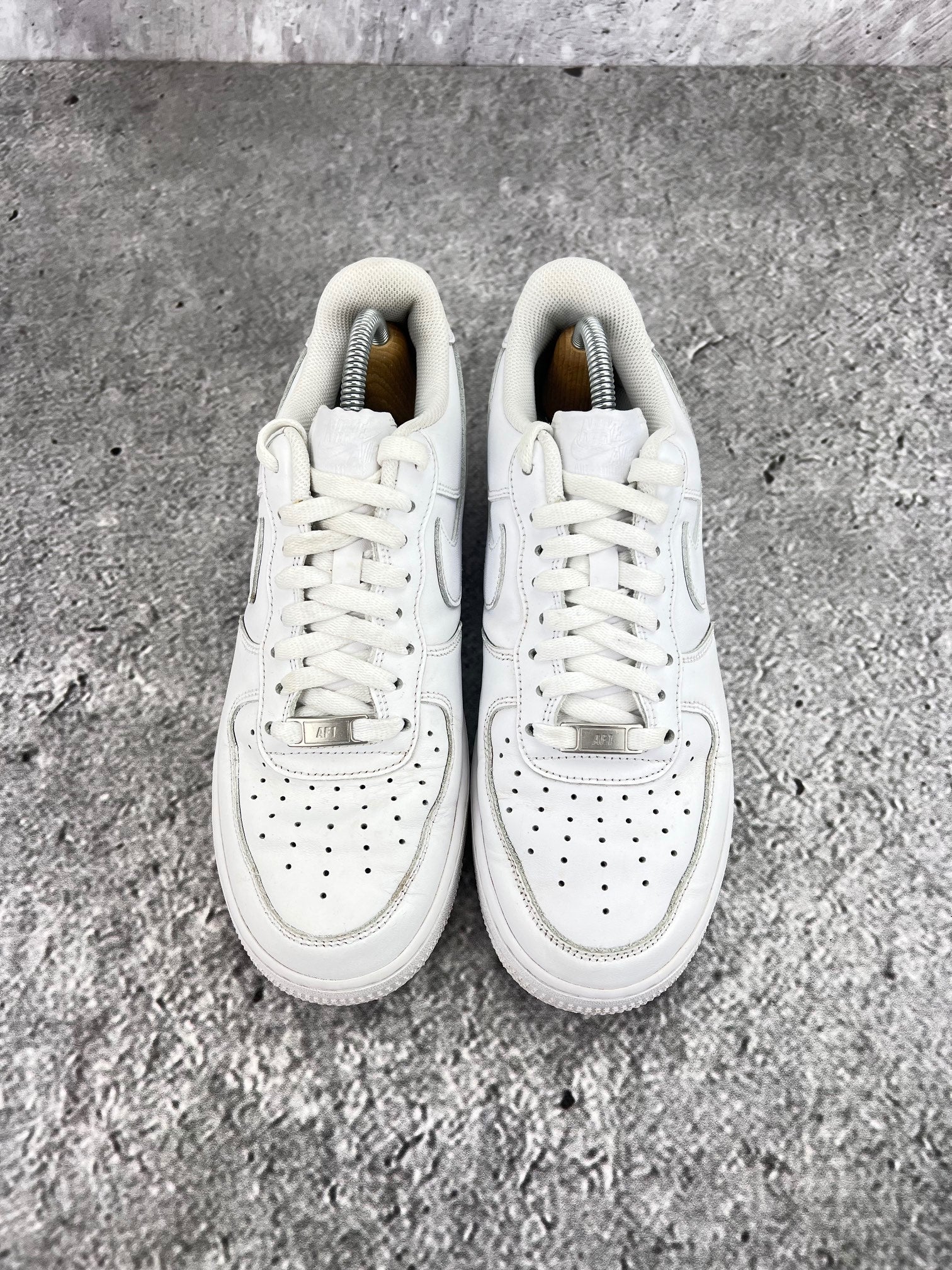 Nike Air Force 1 Low Triple White - buty sportowe, widok z góry