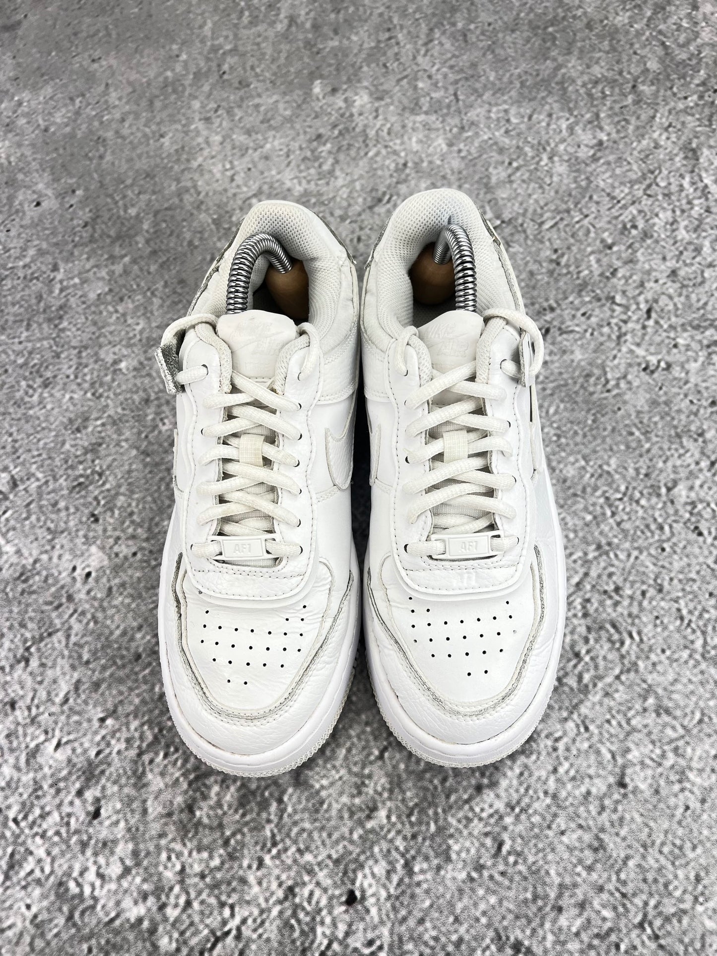 Nike Air Force 1 Shadow Triple White - buty sportowe, widok z góry