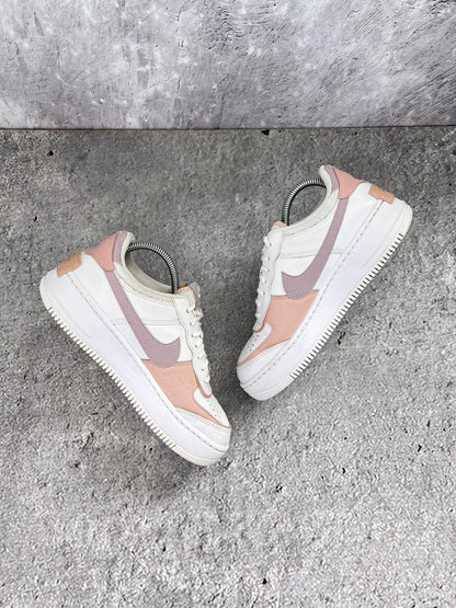 Nike Air Force 1 Shadow Amethyst Ash - buty sportowe, widok z góry na wewnętrzną stronę butów