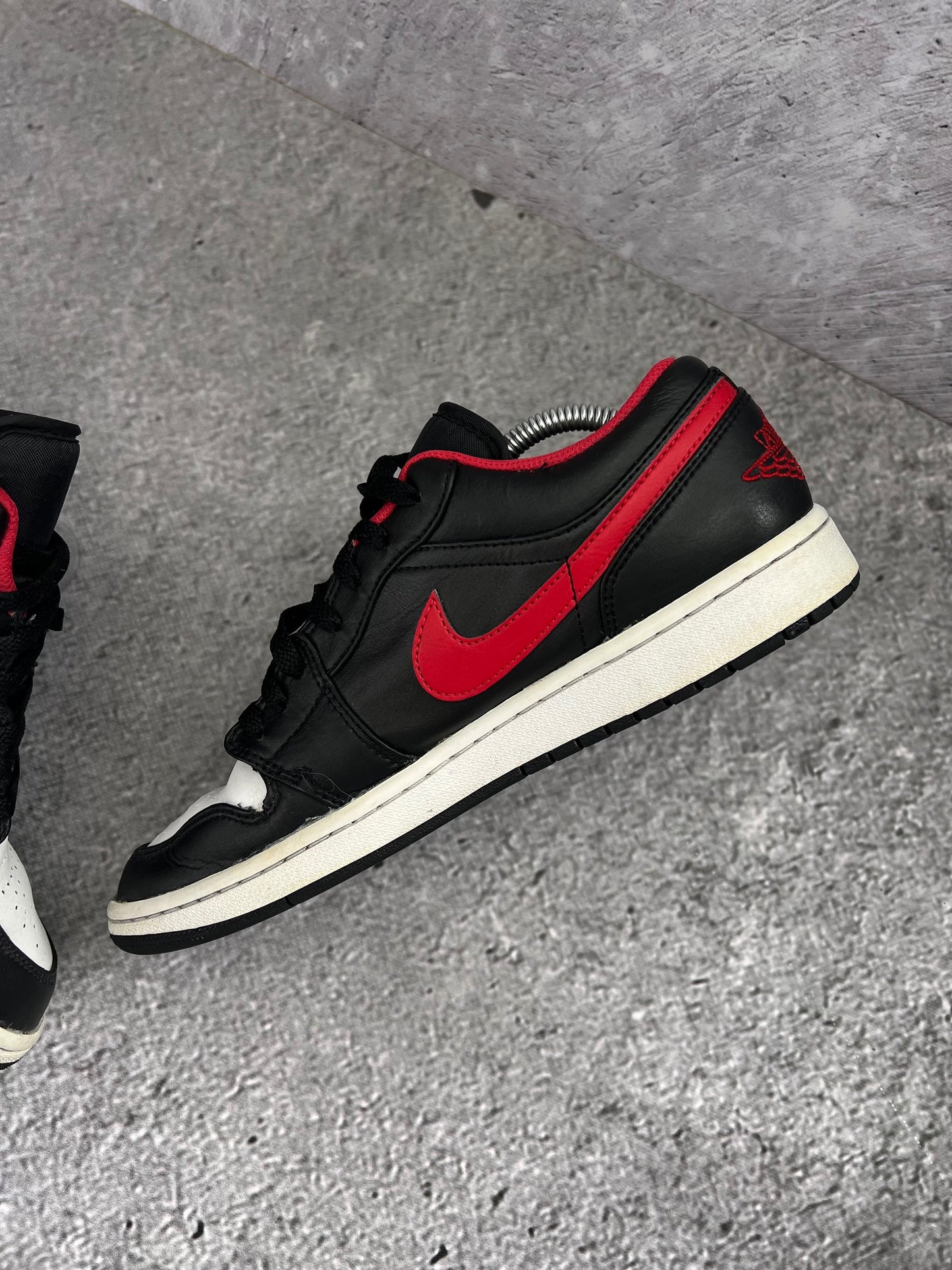 Jordan Air Jordan 1 Low White Toe - buty sportowe, wewnętrzny panel prawego buta