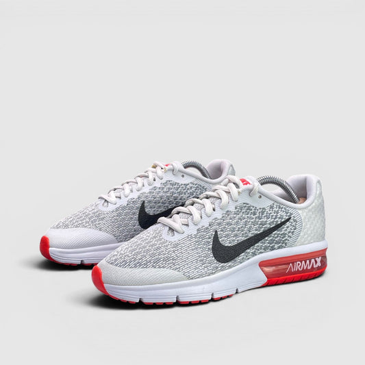 Nike Air Max Sequent 2 — buty sportowe damskie w bardzo dobrym stanie rozmiar 38.5, para butów