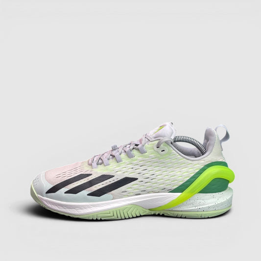 Adidas Adizero Cybersonic — buty sportowe męskie w bardzo dobrym stanie rozmiar 42, boczny profil, lewa strona