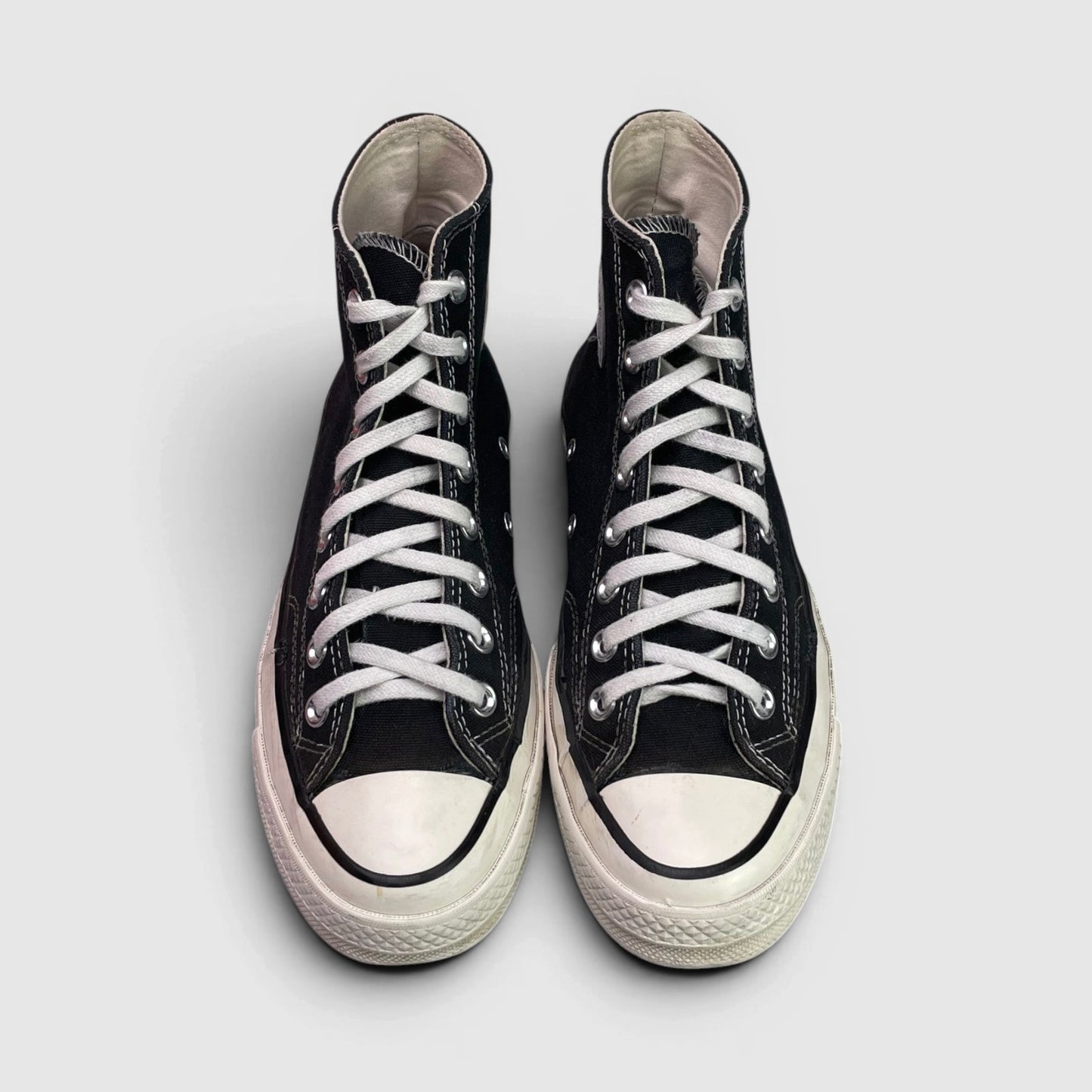 Converse Chuck 70 Hi Black — buty sportowe damskie w bardzo dobrym stanie rozmiar 39.5, widok z przodu