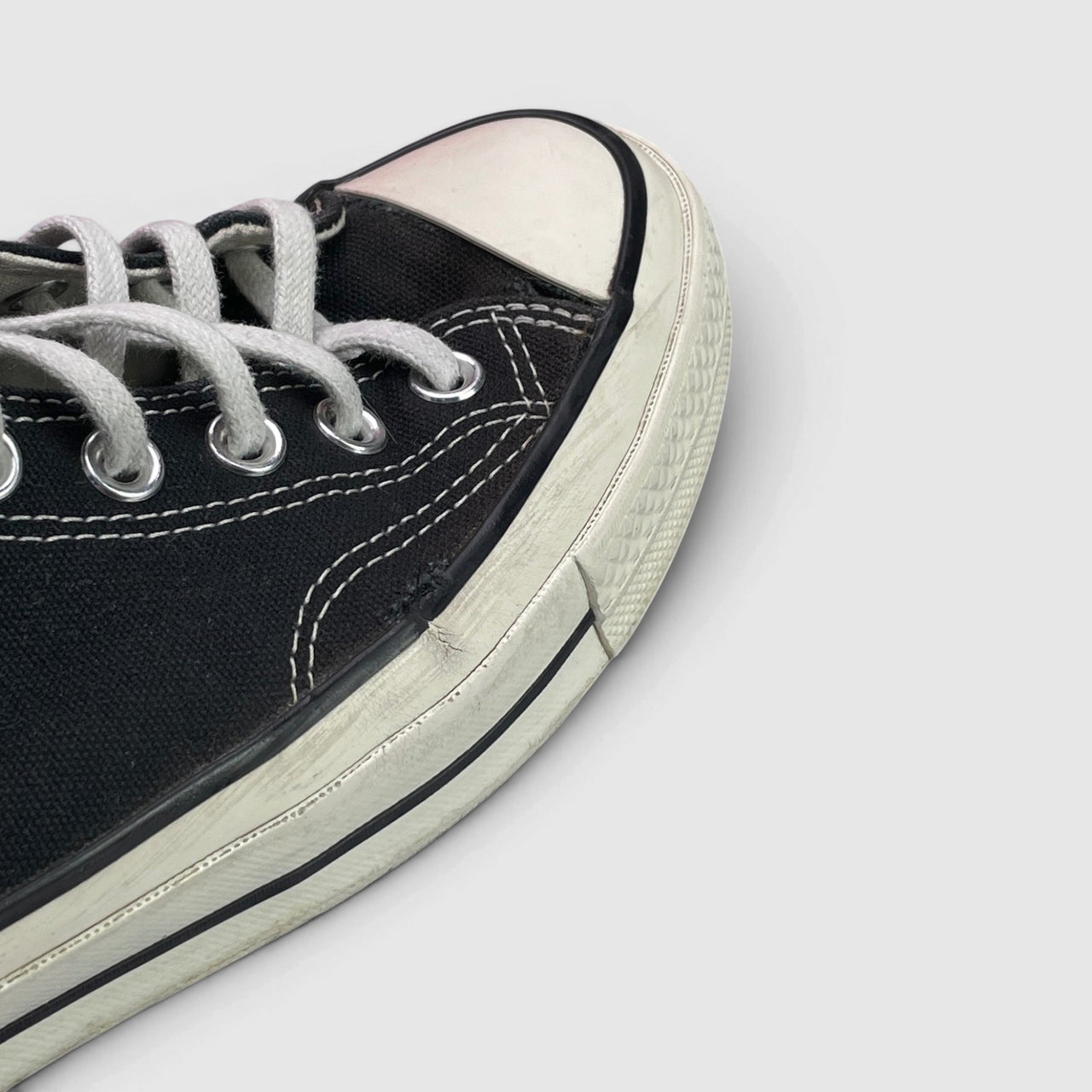 Converse Chuck 70 Hi Black — buty sportowe damskie w bardzo dobrym stanie rozmiar 39.5, detal