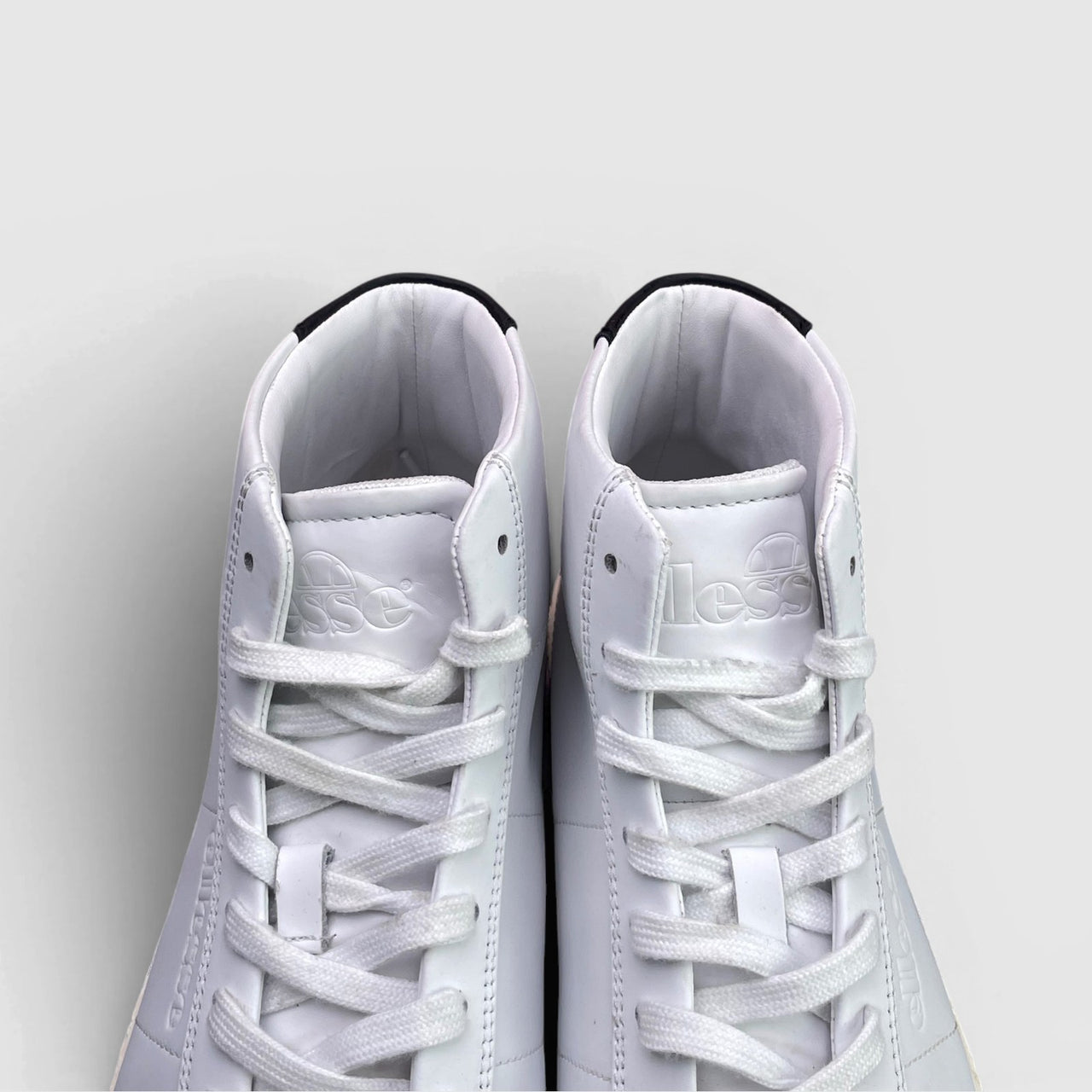 Ellesse Pulito Mid Cupsole Leather — buty sportowe męskie w bardzo dobrym stanie rozmiar 43, detal