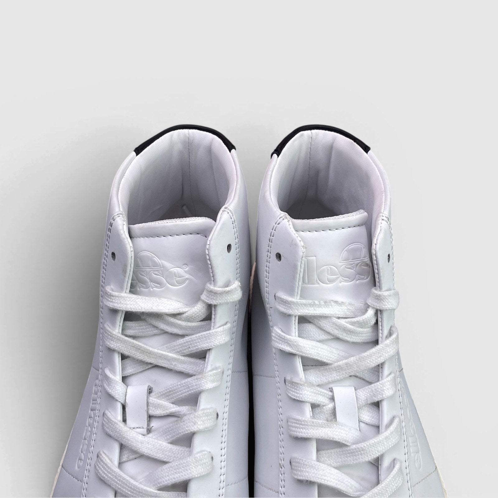 Ellesse Pulito Mid Cupsole Leather — buty sportowe męskie w bardzo dobrym stanie rozmiar 43, detal
