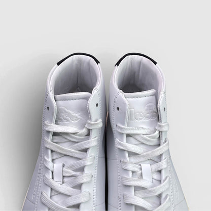 Ellesse Pulito Mid Cupsole Leather — buty sportowe męskie w bardzo dobrym stanie rozmiar 43, detal