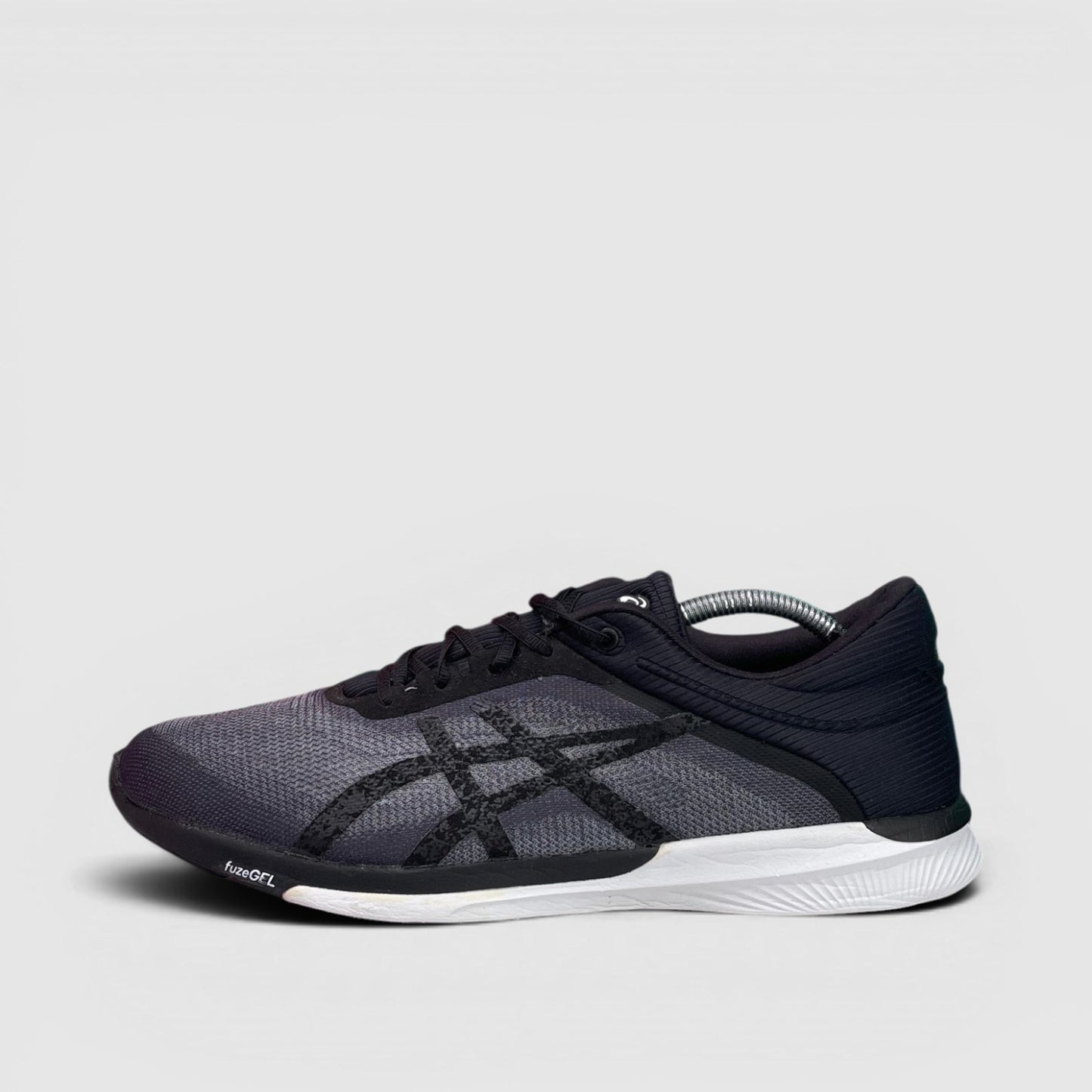 Asics FuzeX Rush — buty sportowe męskie w bardzo dobrym stanie rozmiar 45, boczny profil, lewa strona