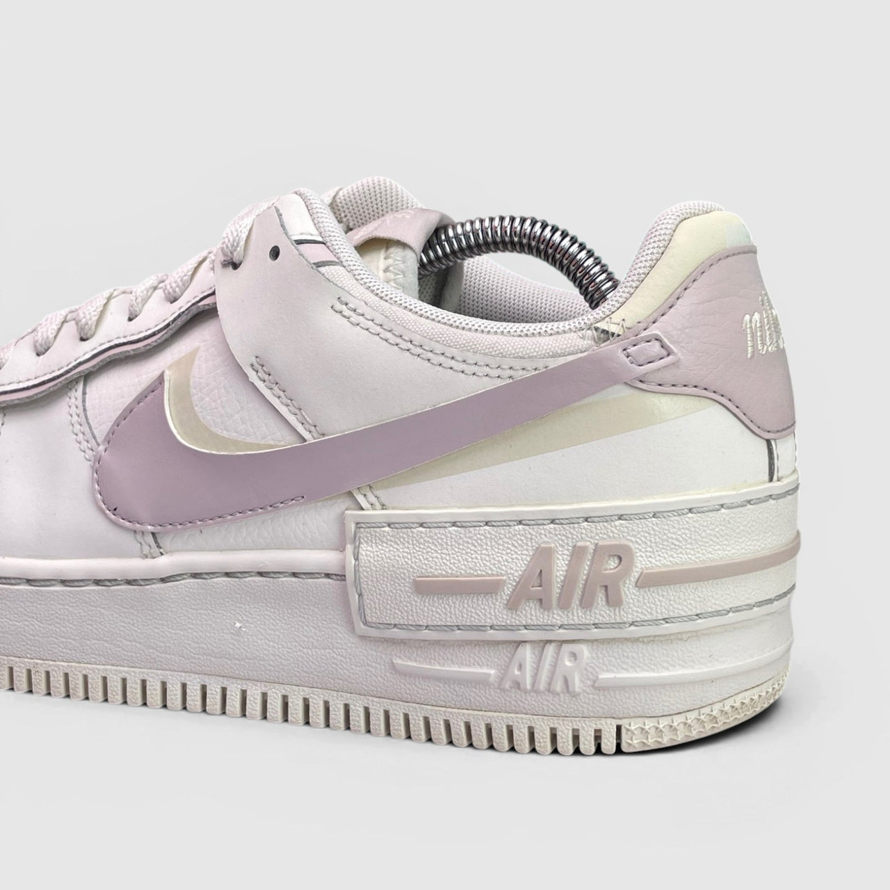 Nike Air Force 1 Shadow Platinum Violet — buty sportowe damskie w bardzo dobrym stanie rozmiar 40.5, detal
