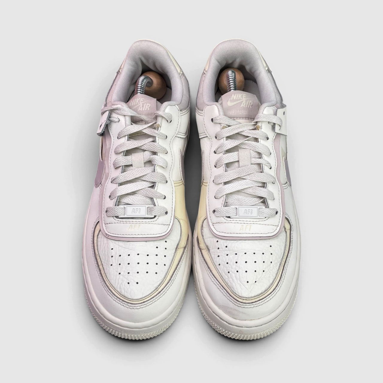 Nike Air Force 1 Shadow Platinum Violet — buty sportowe damskie w bardzo dobrym stanie rozmiar 40.5, widok z góry