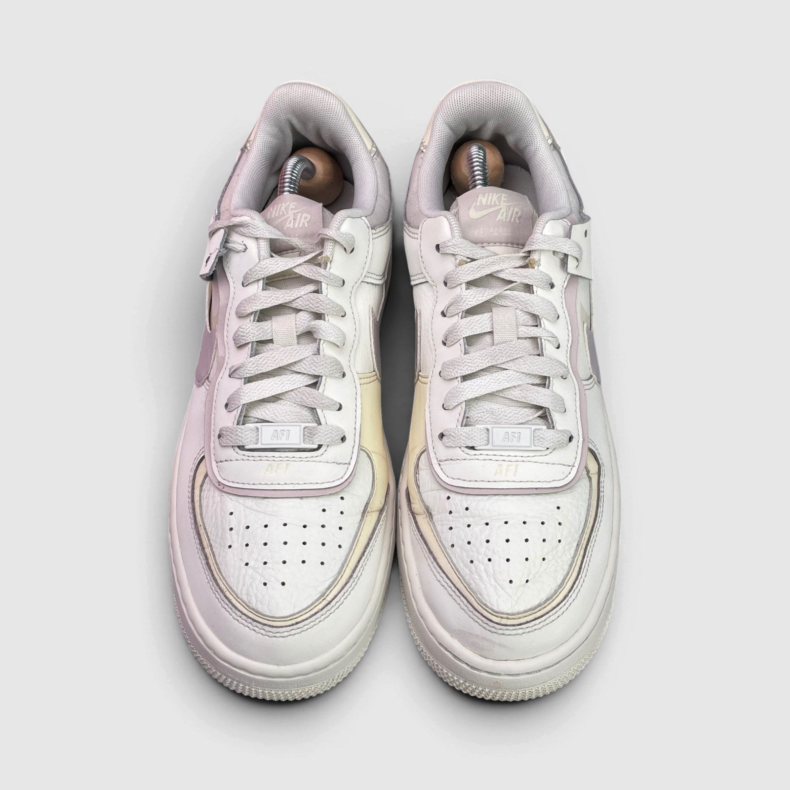 Nike Air Force 1 Shadow Platinum Violet — buty sportowe damskie w bardzo dobrym stanie rozmiar 40.5, widok z góry