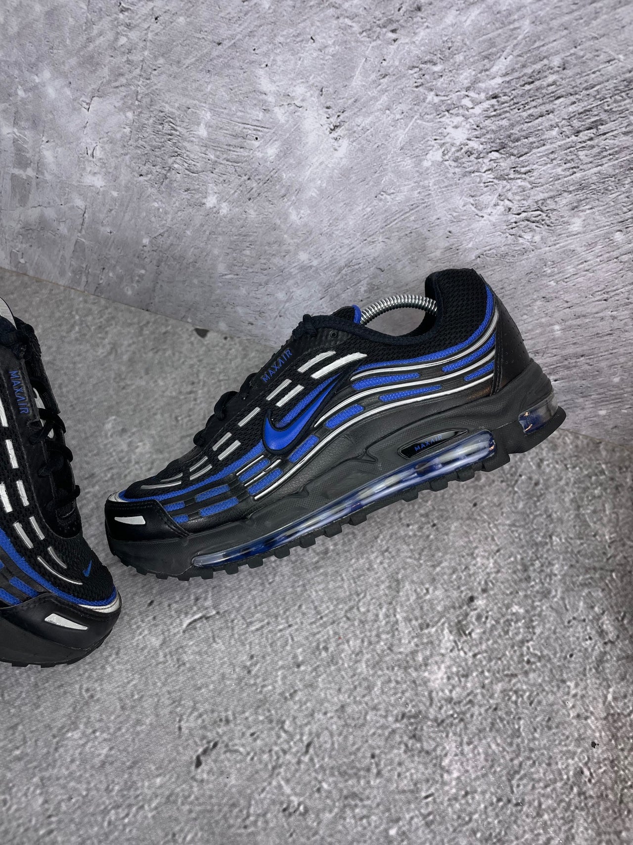 Nike Air Max TL 2.5 Black Royal - buty sportowe, widok z góry na wewnętrzną stronę butów