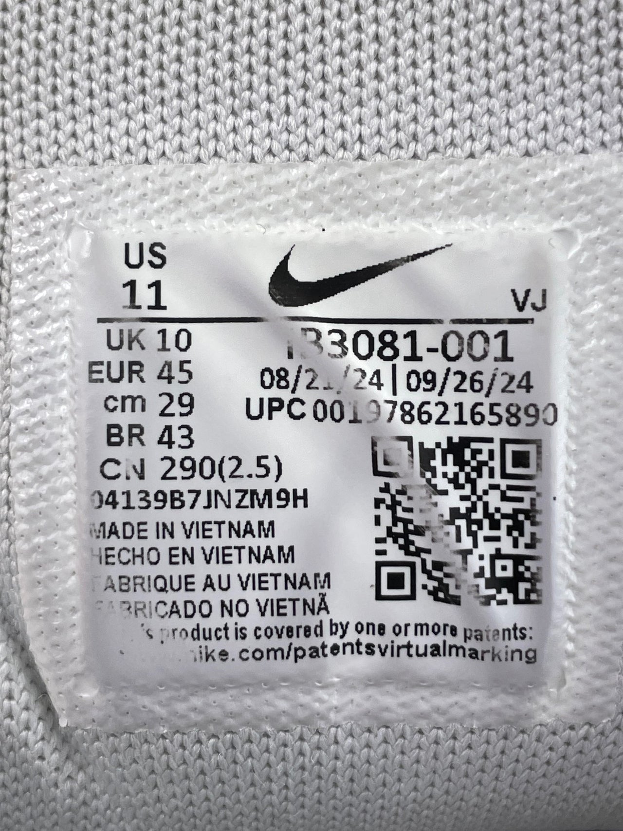 Nike P-6000 Photon Dust Anthracite - buty sportowe, metka