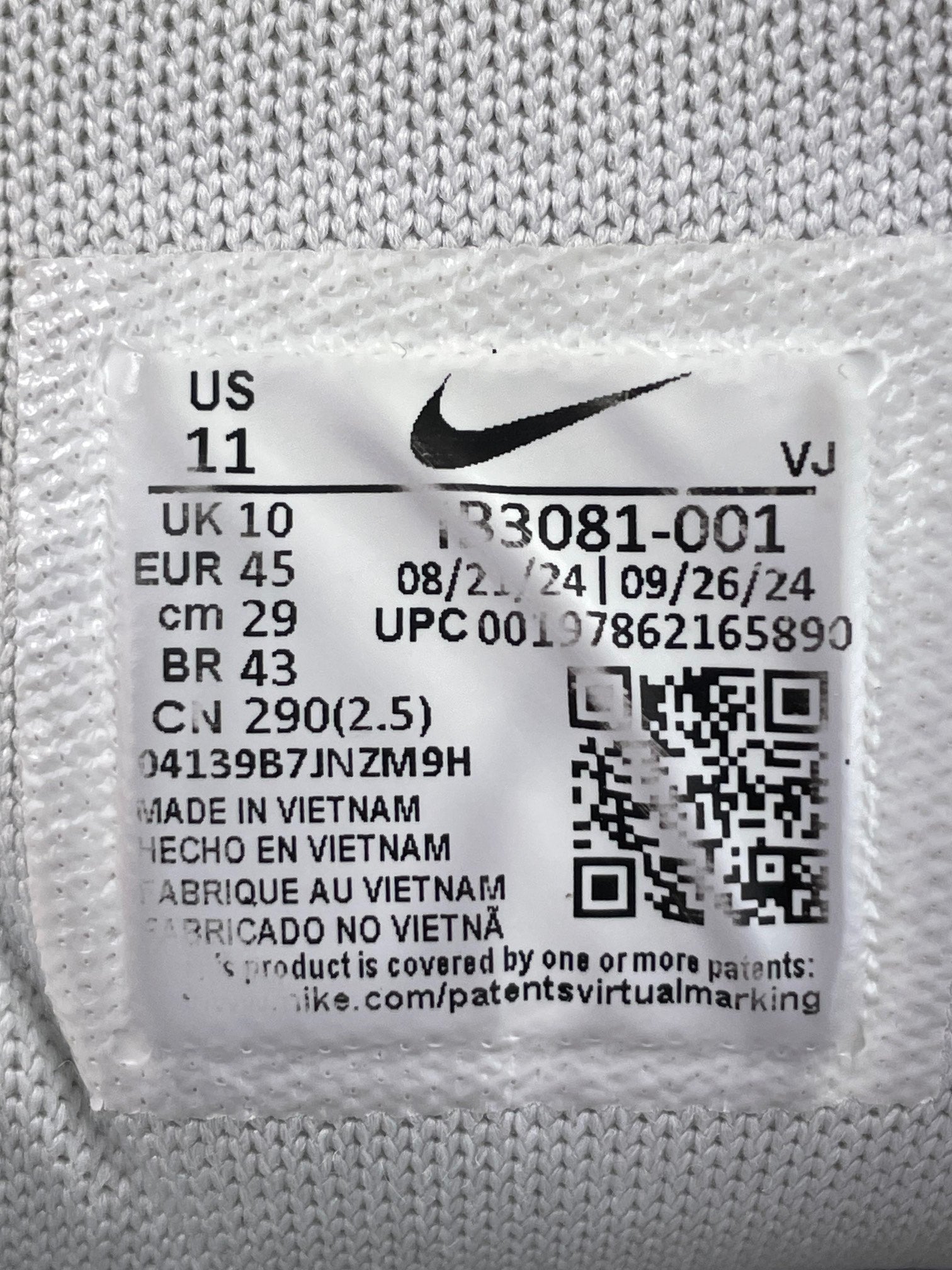 Nike P-6000 Photon Dust Anthracite - buty sportowe, metka