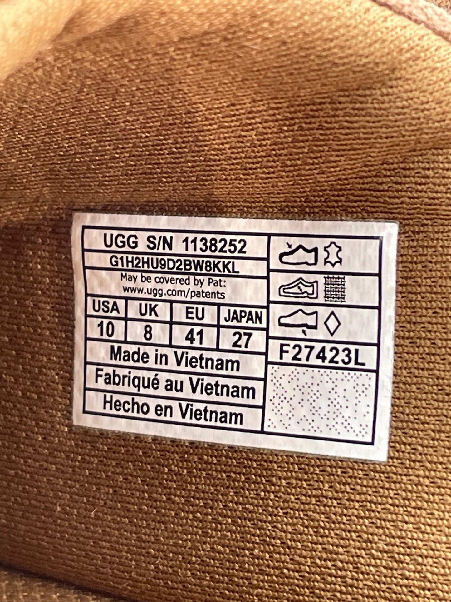 UGG Goldenstar Clog 1138252 - buty sportowe, metka