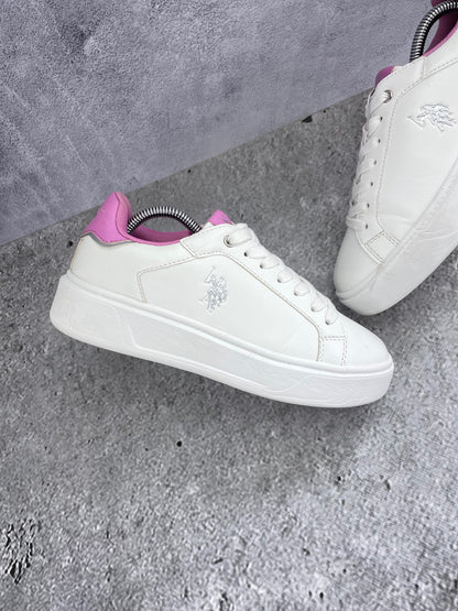 U.S. Polo Assn. YVONNE YVONNE001W/5Y2 - buty sportowe, zewnętrzny panel lewego buta