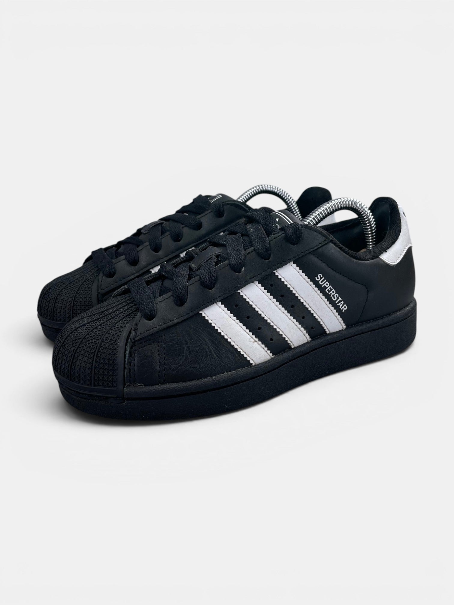 Adidas Superstar II Black White - buty sportowe, widok z boku