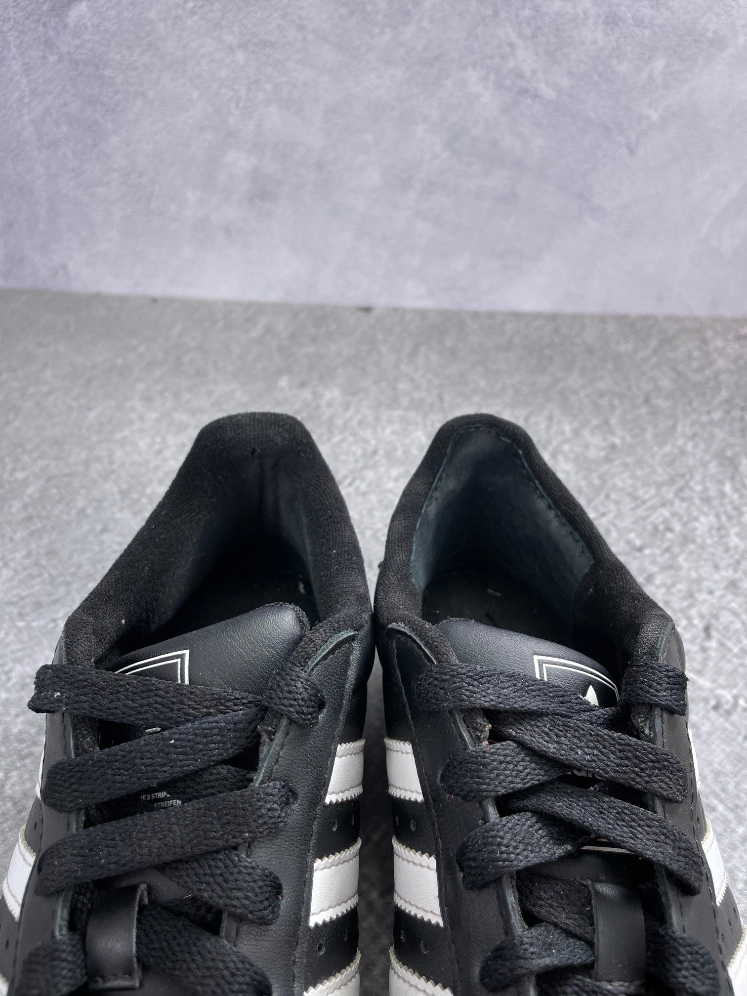 Adidas Superstar II Black White - buty sportowe, zapiętki butów