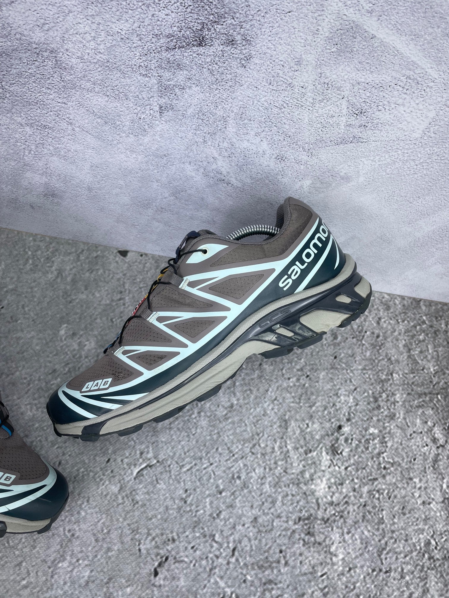 Salomon Xt-6 India Ink - buty sportowe, widok z góry na wewnętrzną stronę butów