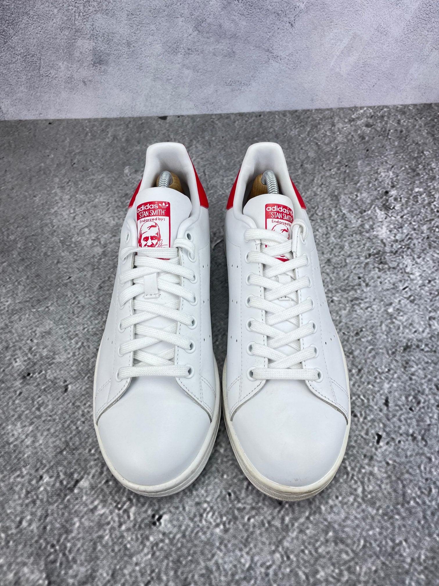 Adidas Stan Smith Collegiate Red - buty sportowe, widok z góry