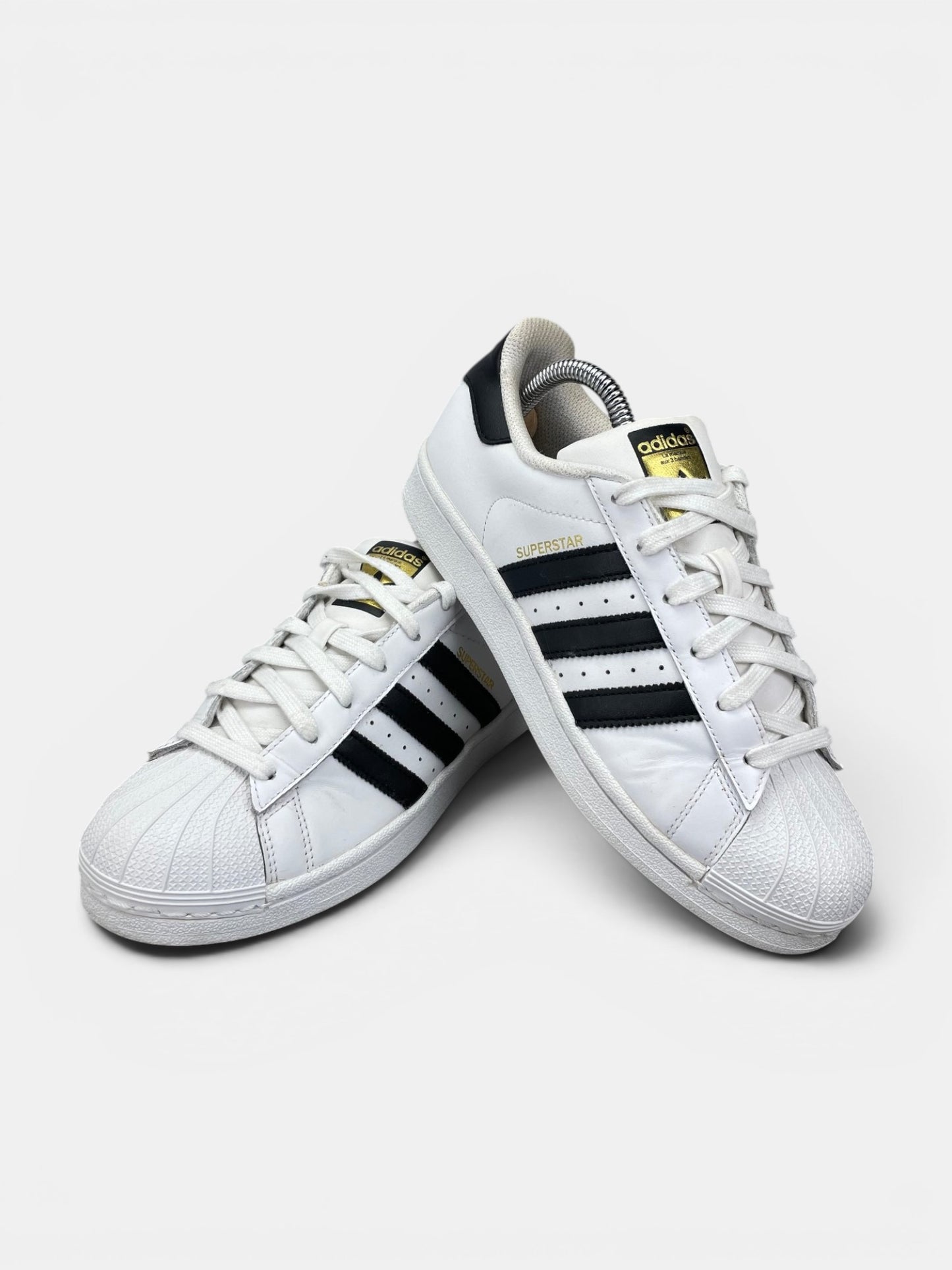 Adidas Superstar II White Gold Tongue - buty sportowe, boczny profil