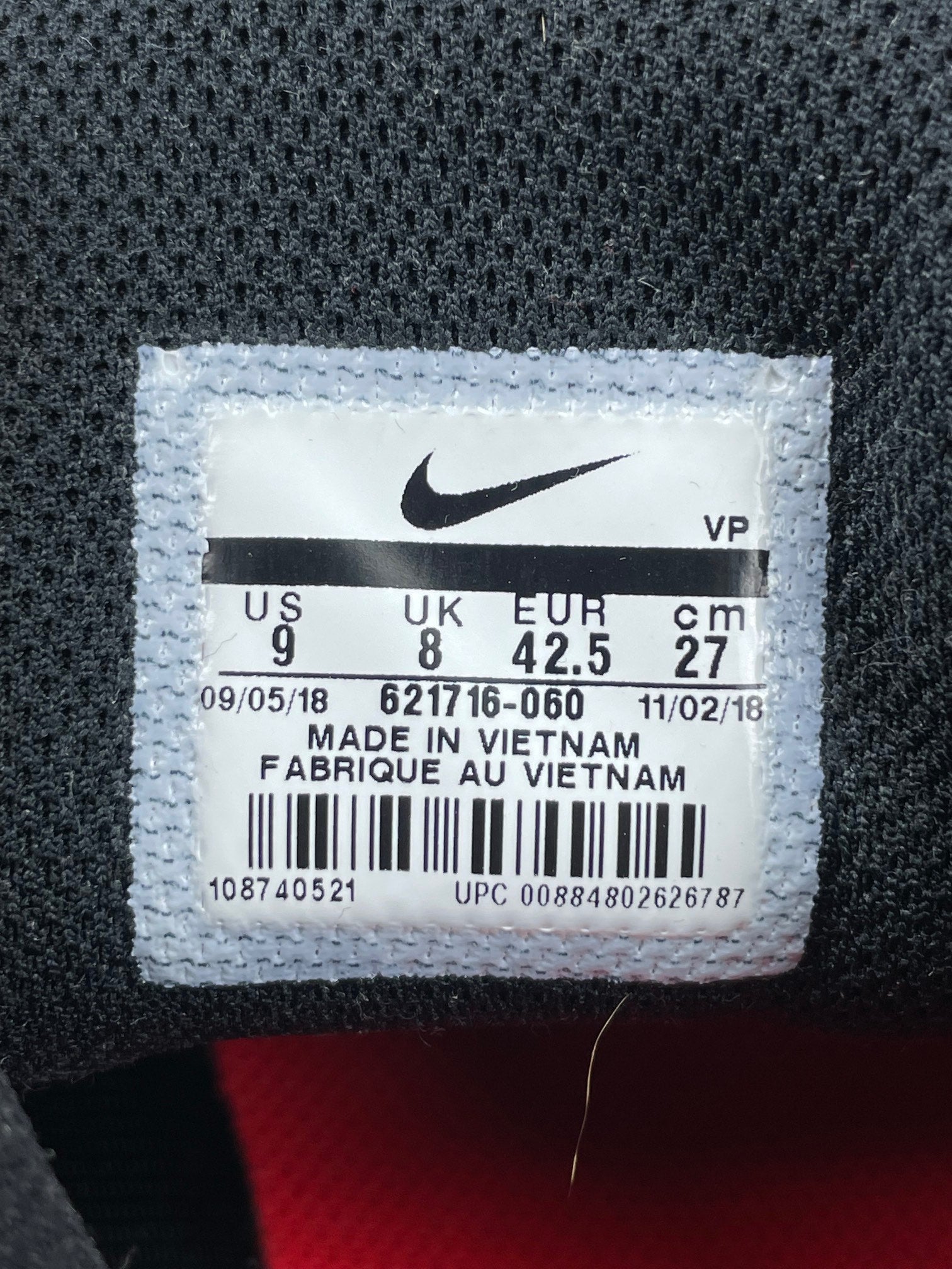 Nike Reax 8 Tr 621716-060 - buty sportowe, metka