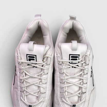 Fila Disruptor — buty sportowe damskie w bardzo dobrym stanie rozmiar 39, widok z góry