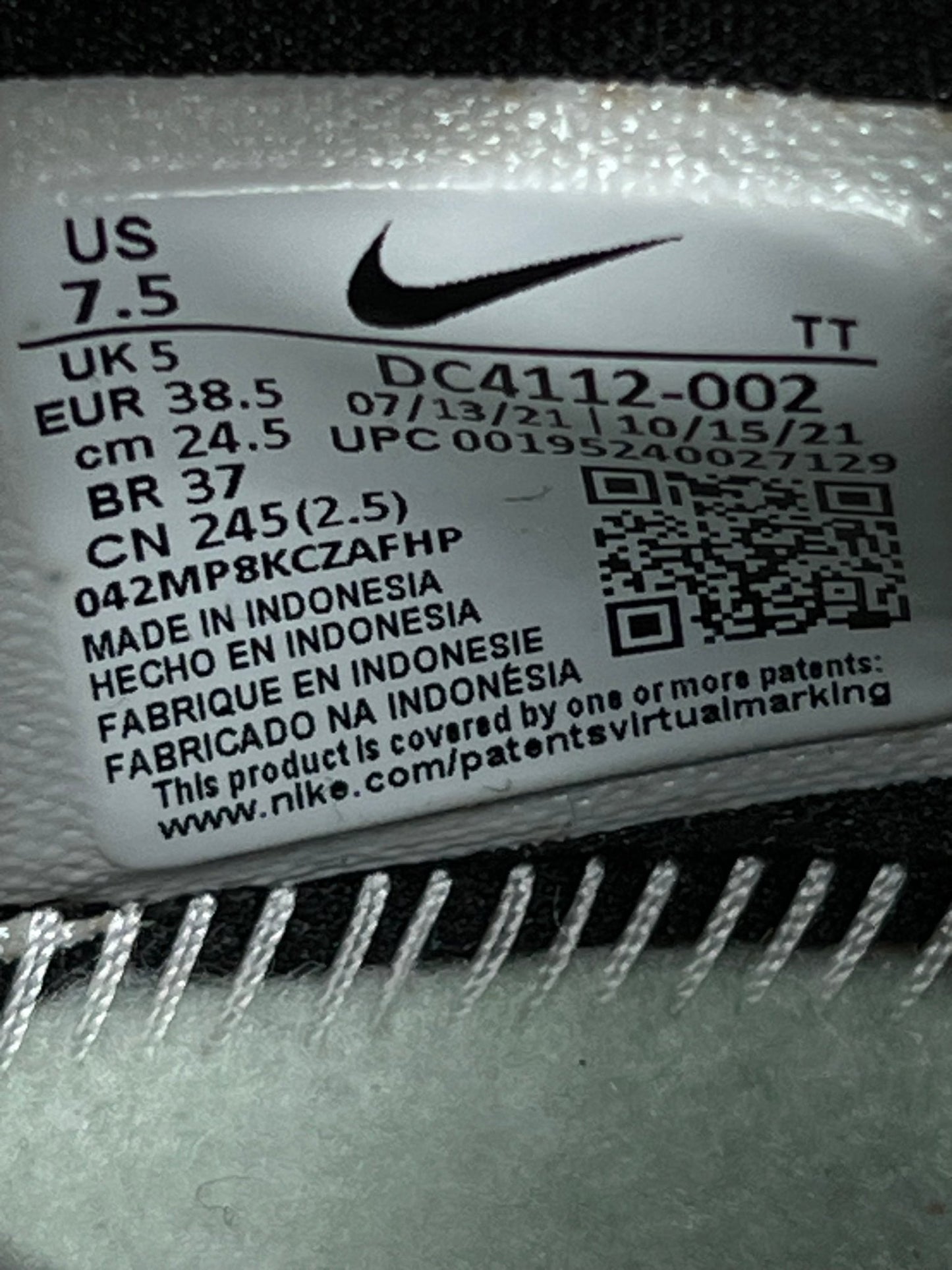 Nike Air Vapormax 2021 FK (38.5)