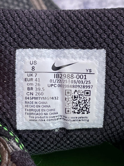 Nike Zoom Vomero 5 Metallic Pewter/Green Strike — buty sportowe męskie w bardzo dobrym stanie rozmiar 41, etykieta z kodem modelu IB2988-001
