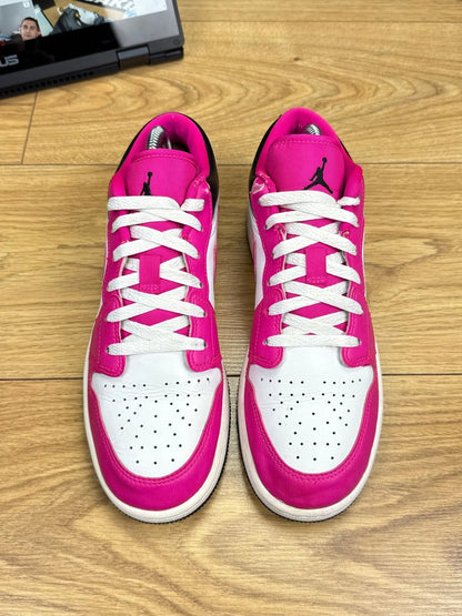 Jordan Air Jordan 1 Low Fierce Pink — buty sportowe męskie w bardzo dobrym stanie rozmiar 38.5, widok z tyłu