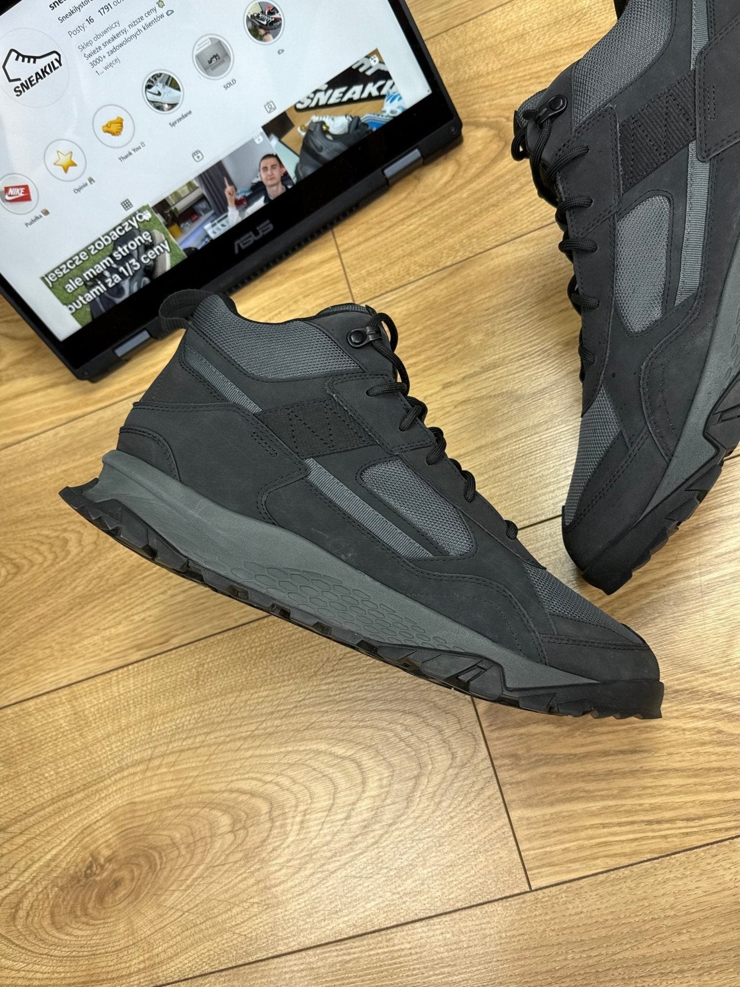 Timberland Lincoln Peak Mid GTX Lincoln Peak GTX — buty sportowe męskie w bardzo dobrym stanie rozmiar 44.5, wewnętrzny panel prawego buta