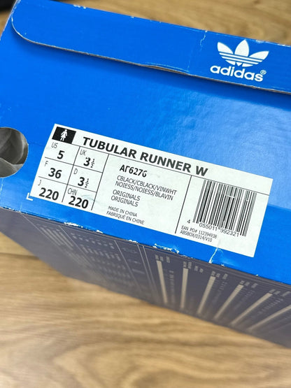 Adidas Tubular Runner Tubular Runner Black Silver — buty sportowe damskie nowe rozmiar 36, boczny profil